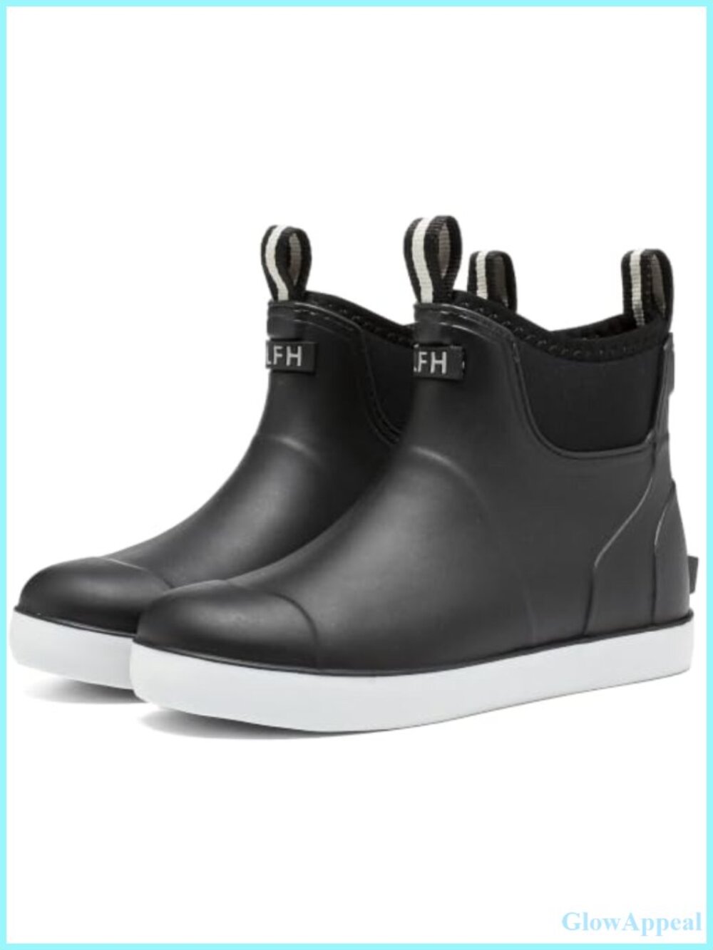 Waterproof Rubber Rain Boots Chelsea Ankle Booties Deck Garden